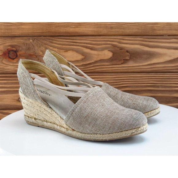 GNWflex Size‎ 7 Slingback Heel Beige Synthetic M Width Morgan - Picture 4 of 10